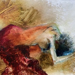 «Lady with a red skirt»